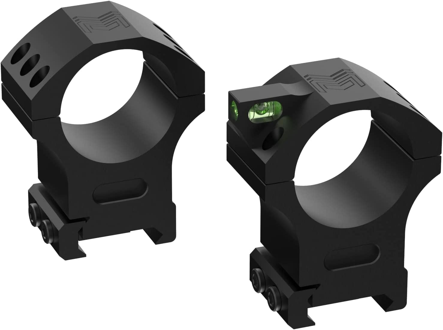 Monstrum Next Level Scope Rings with Integrated Level Bubble