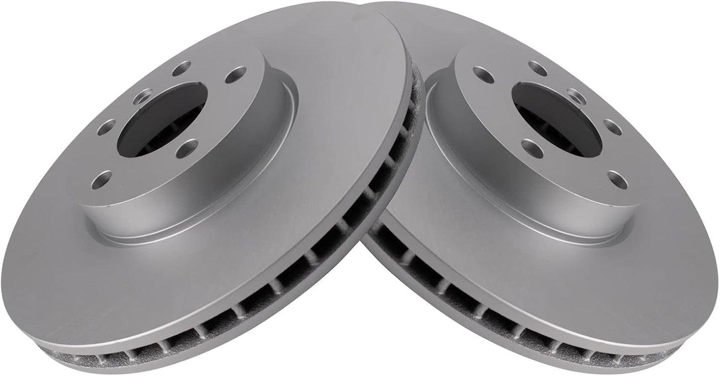 Premium G-Coated Front Brake Rotors Set for BMW X5 and X6