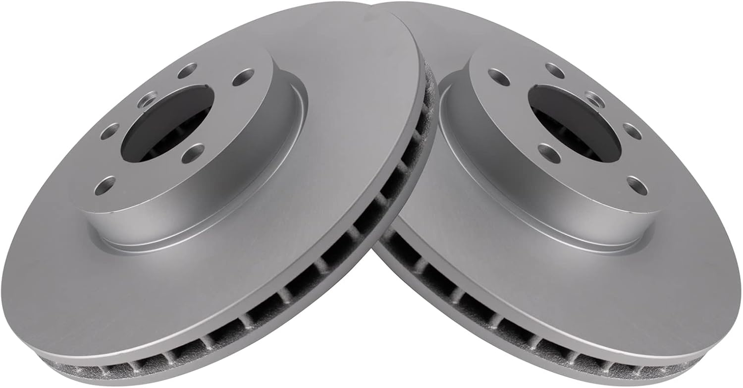 Premium G-Coated Front Brake Rotors Set for BMW X5 and X6