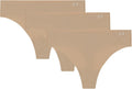 Under Armour Women's 3-Pack Pure Stretch No Show Thong - Ultra-Soft is