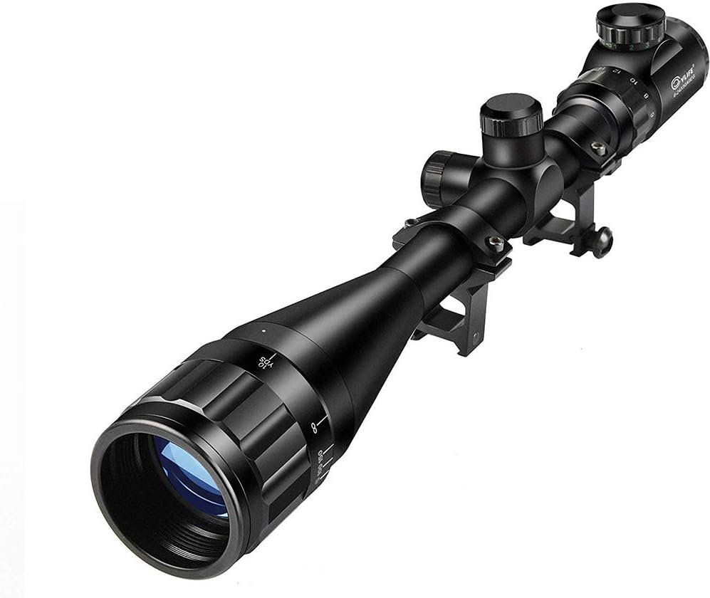 CVLIFE Rifle Scope 6-24x50 AO for Long Range Hunting