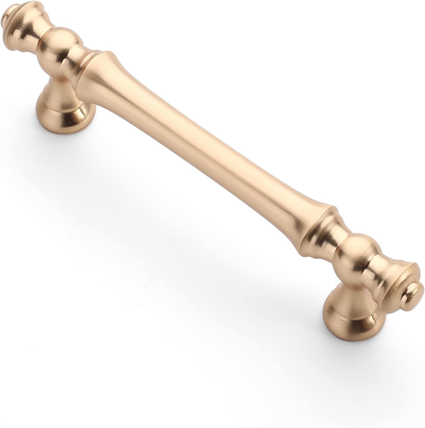 Brushed Brass Kitchen Cabinet Handles - 20 Pack of 3.75 Inch Pulls