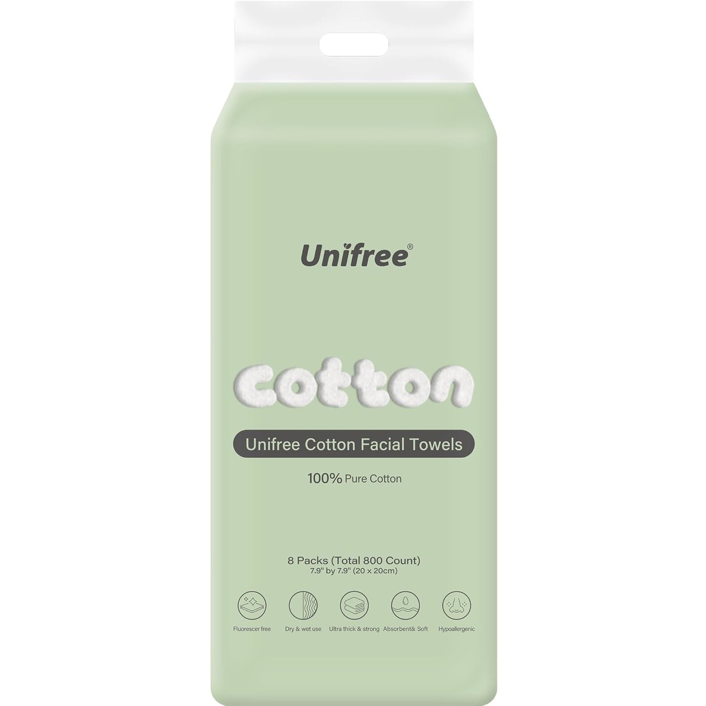 Unifree Facial Tissues for Makeup Removal and Daily Use