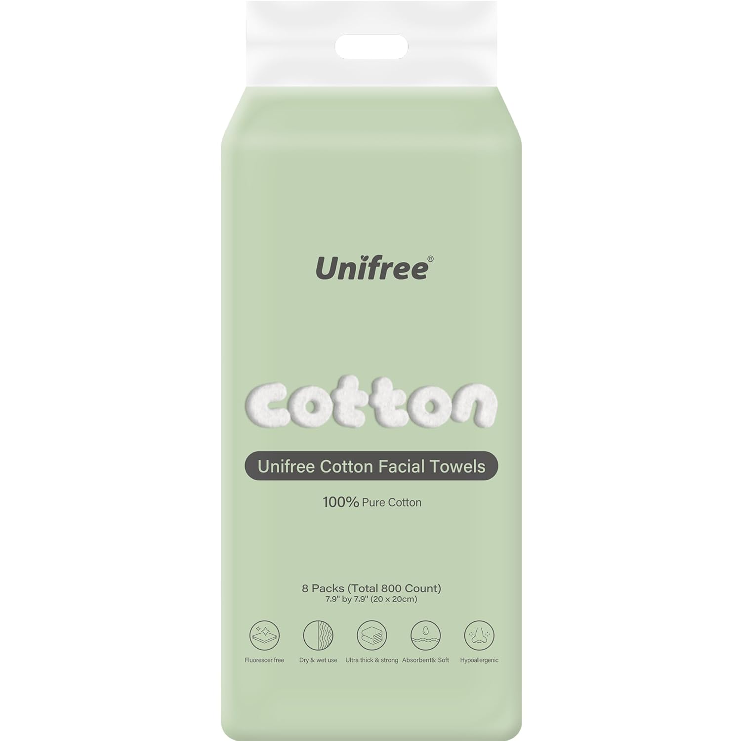 Unifree Facial Tissues for Makeup Removal and Daily Use