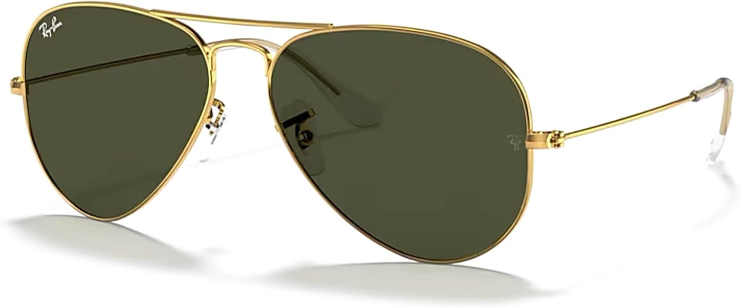 Ray-Ban RB3025 Metal Aviator Sunglasses with Accessory Kit