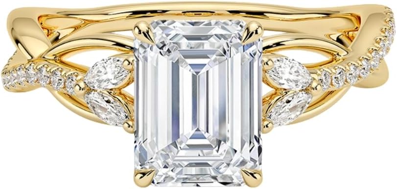 1-3 CT Moissanite Engagement Ring for Timeless Love and Elegance