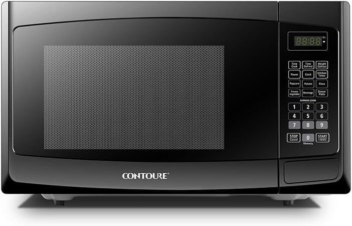 CONTOURE RV Microwave | Powerful 900W | Easy-Clean | Quick-Cook | LED Display