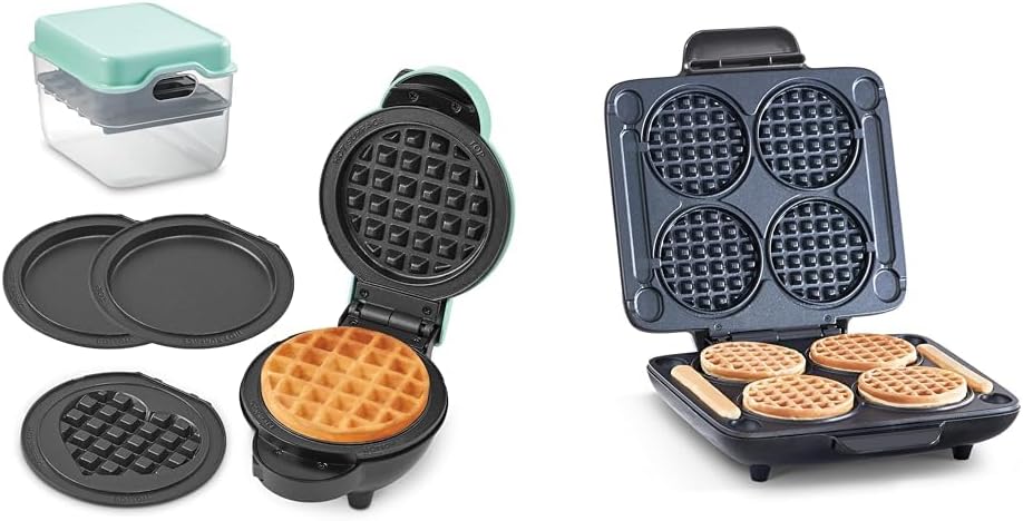 DASH Mini Maker Set: 9 Plates for Variety!