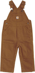Baby Boys Canvas Bib Overalls - Durable Cotton Canvas Overalls
