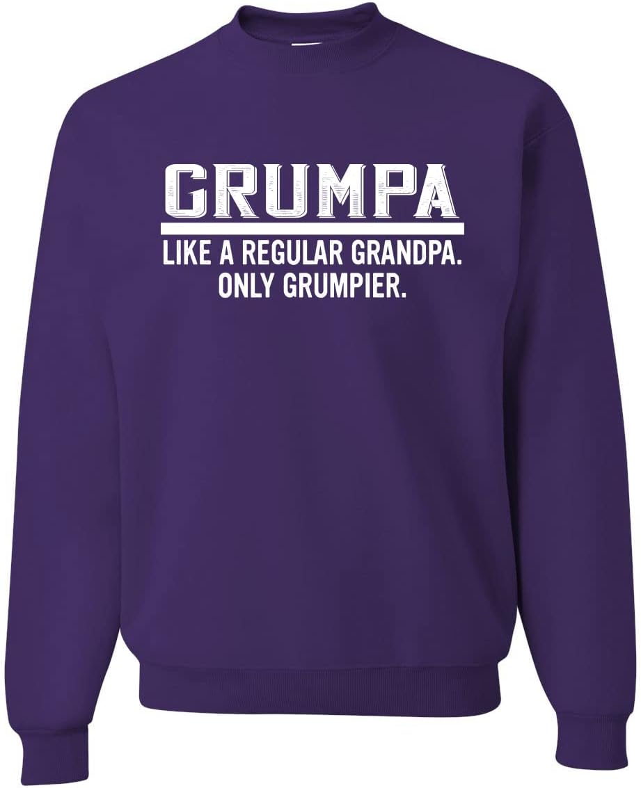 Grumpa Like A Regular Grandpa Only Grumpier Funny Sweatshirt