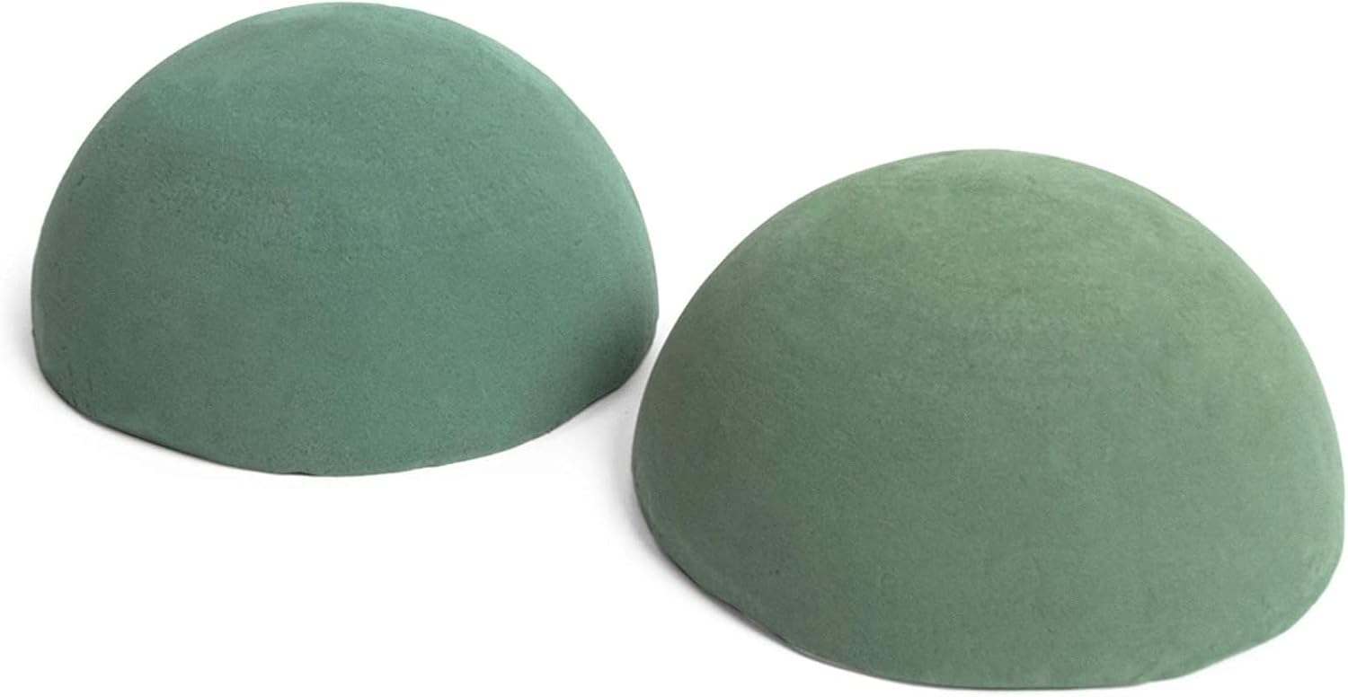 Bright Creations Floral Foam Half Balls for DIY Craft Projects