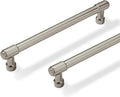 Solid Heavy Duty Jasper Cabinet Pulls - 10 Pack Brushed Satin Nickel