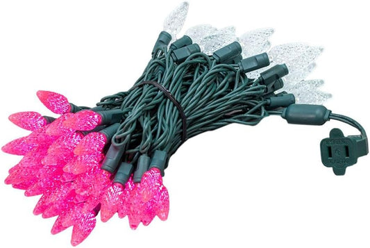 24FT 70 LED C6 String Lights for Festive Outdoor Decor