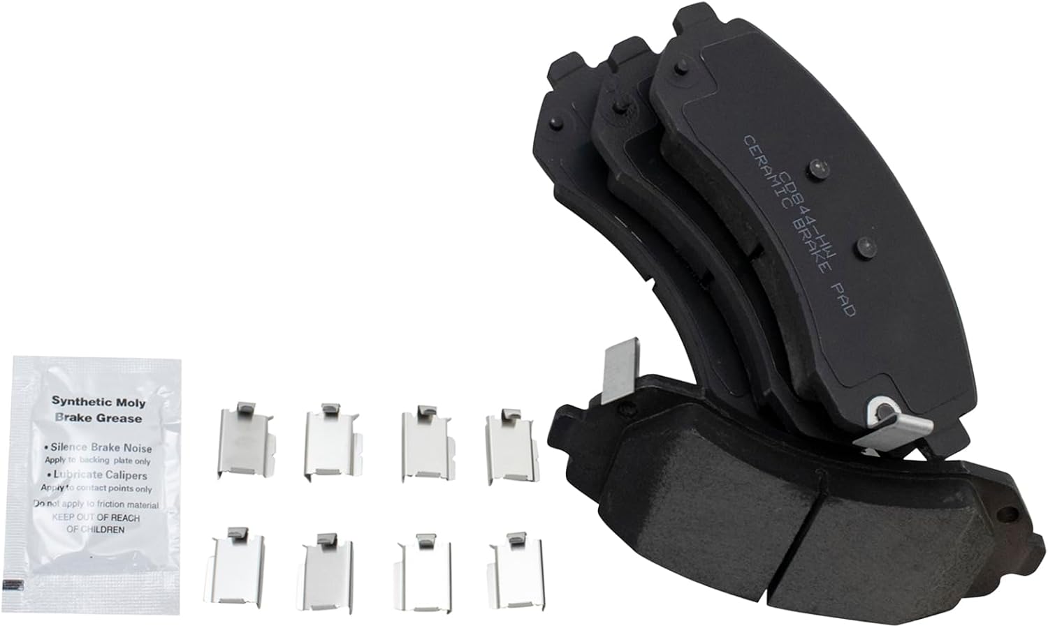 TRQ Front Brake Pads Ceramic for Buick Rendezvous & More