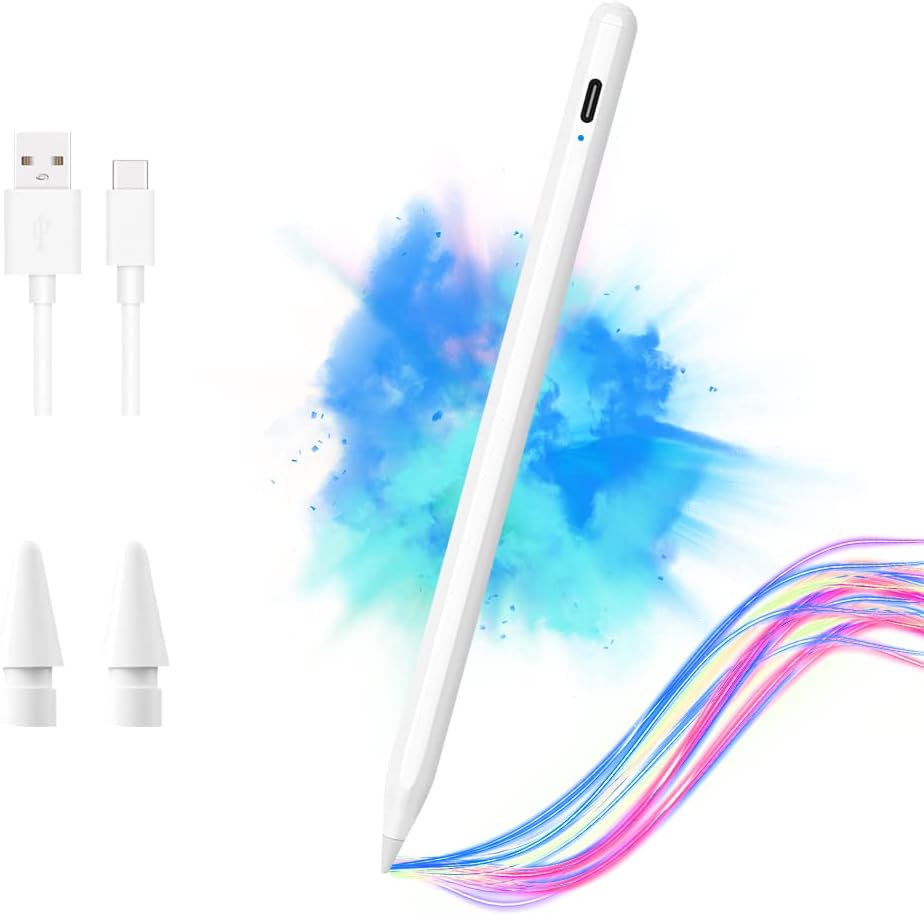 Precision Stylus Pen for iPad Pro & More - Palm Rejection