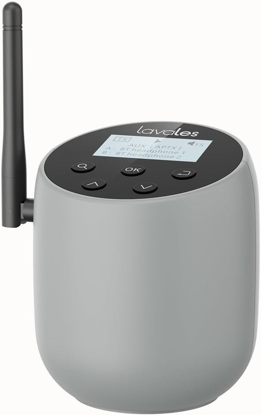 Low Latency Bluetooth 5.2 TV Transmitter - Lag-Free Audio