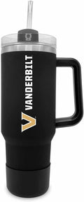 40 oz Travel Tumbler With Handle - Vanderbilt Commodores Pride