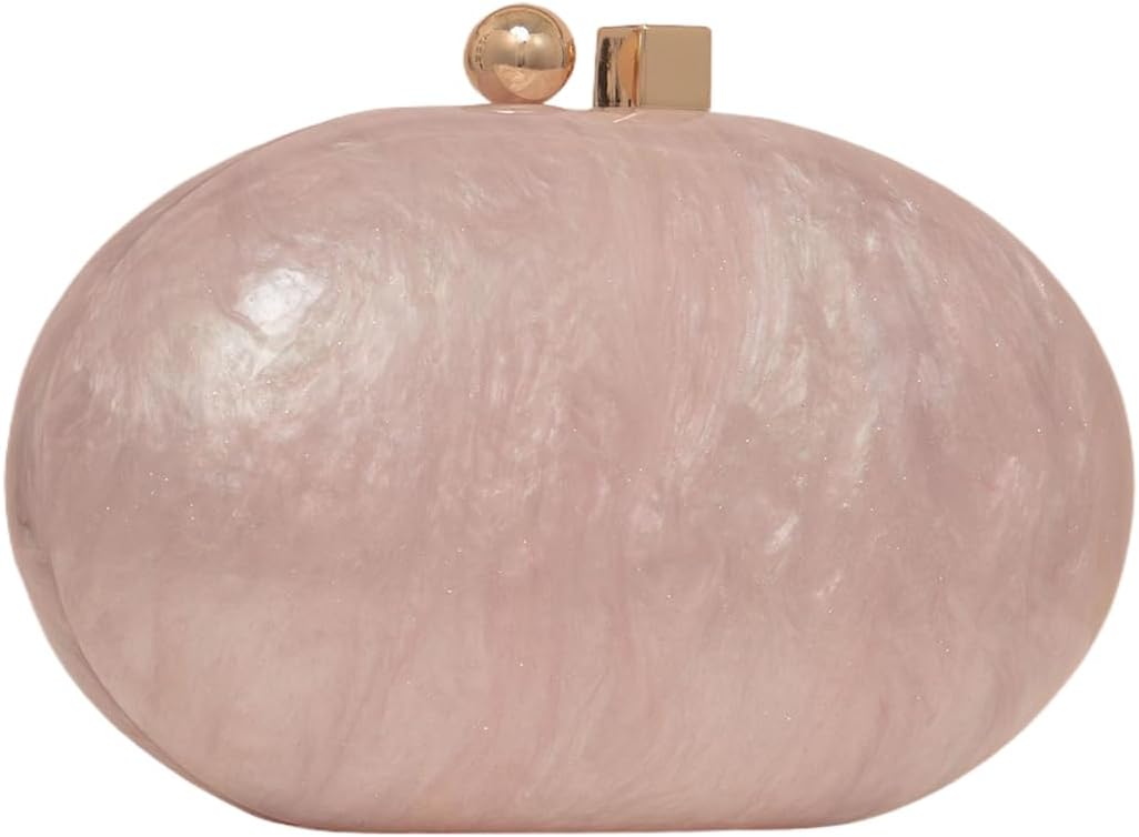 Acrylic Evening Clutch Bag for Women - Chic Shell Shape Purse