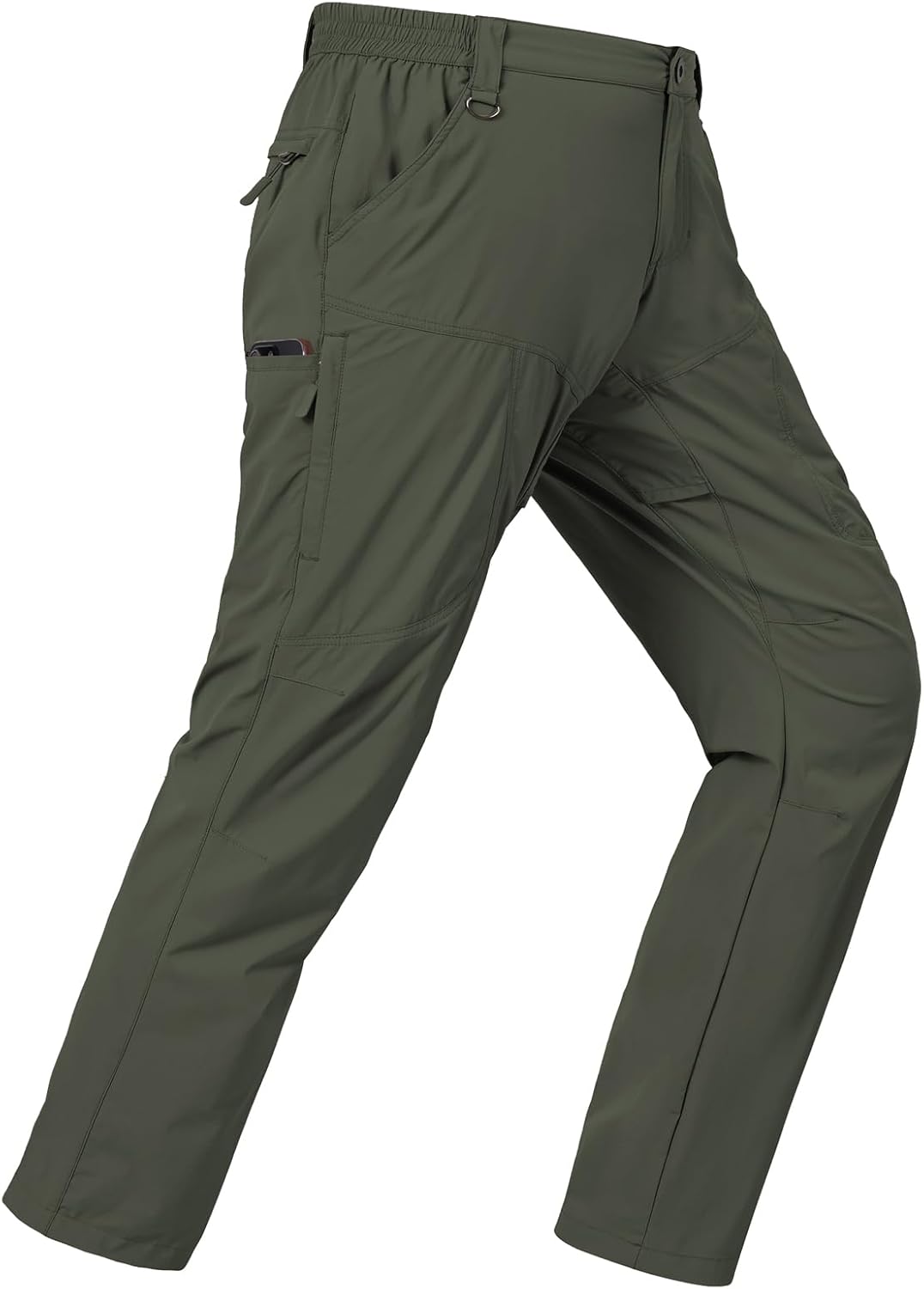Mens Lightweight Cargo Hiking Pants for Outdoor Activities