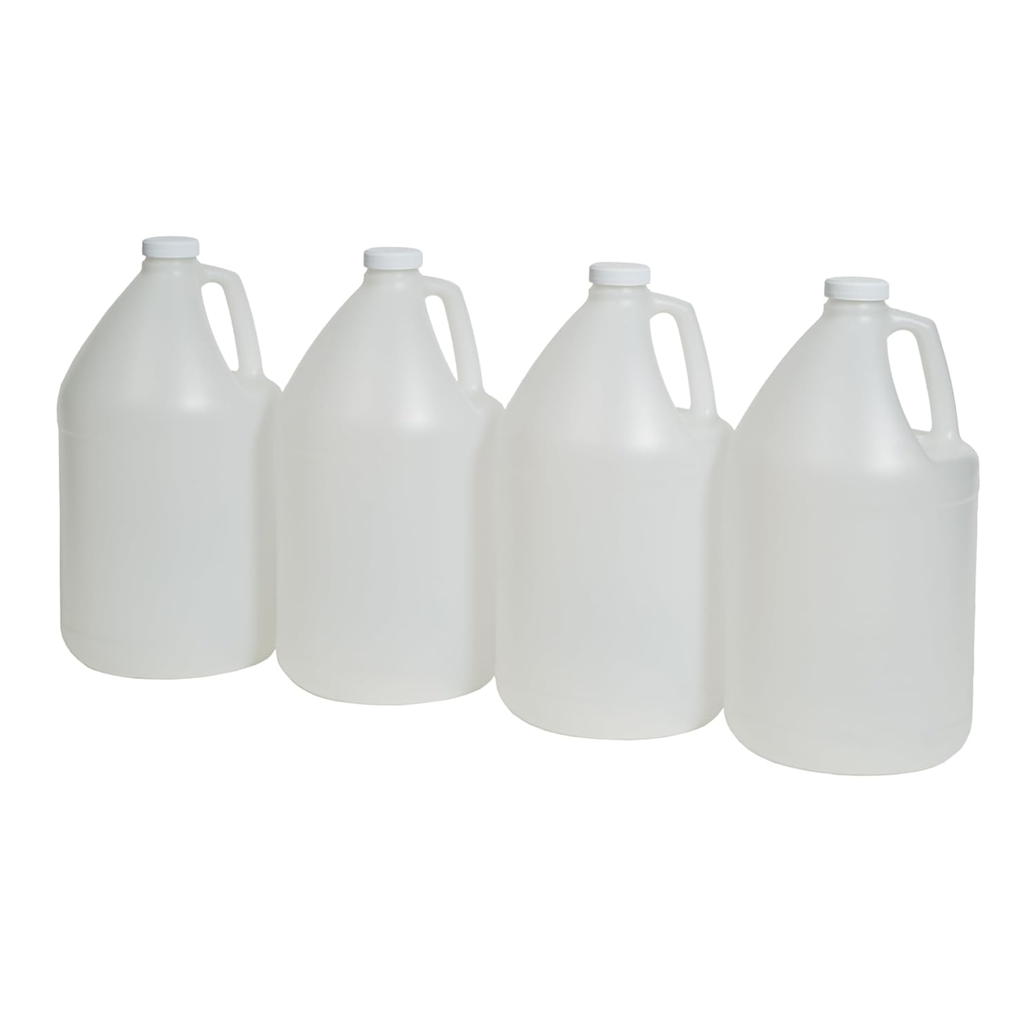 FastRack 4-Pack 1 Gallon Water Jug Containers for Brewing & Storage