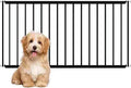 Short Dog Gates to Step Over 24-31.88in Adjustable Gate - Sturdy