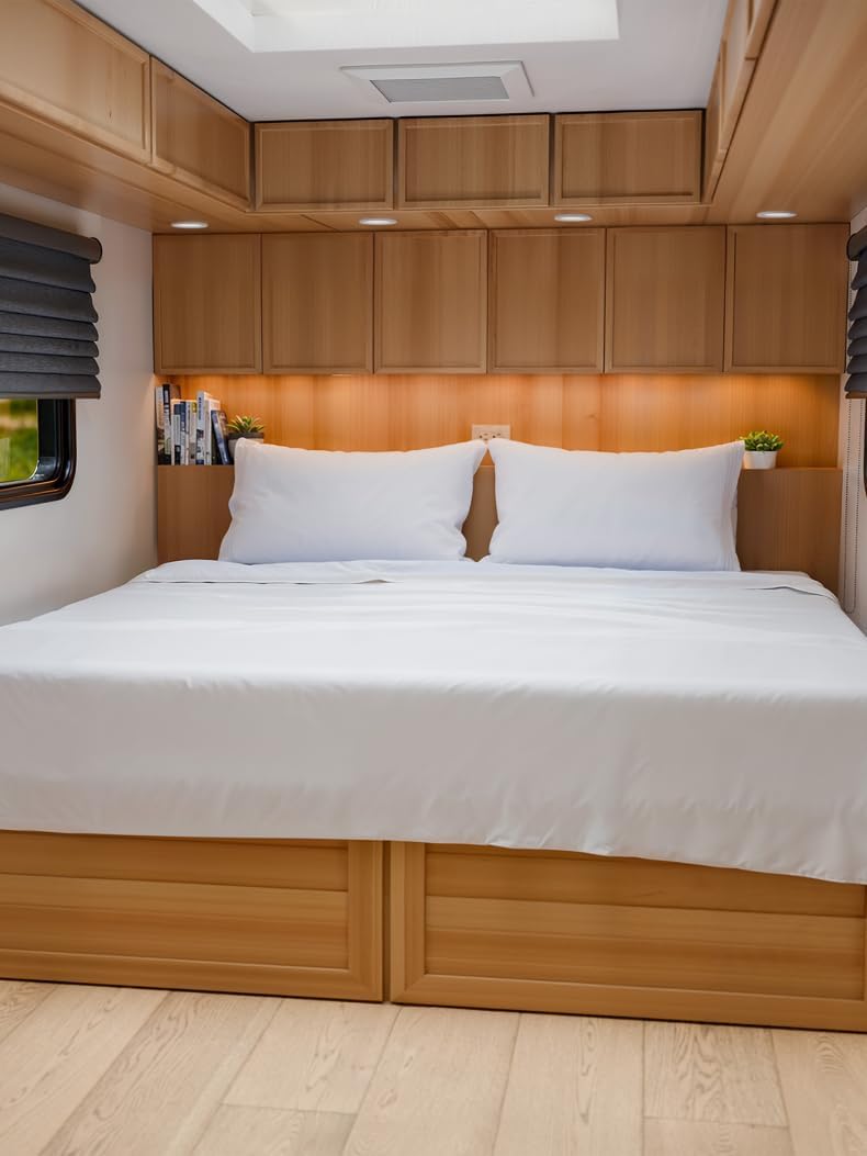 Premium RV Short King Sheets for Comfortable Travel Sleep