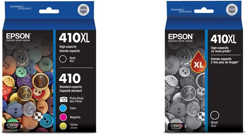 Epson T410 Claria Premium Ink Cartridge Combo Pack for Quality Prints