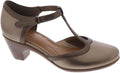 Women's Cara T-Strap Pump - Comfortable Mid Heel Easy