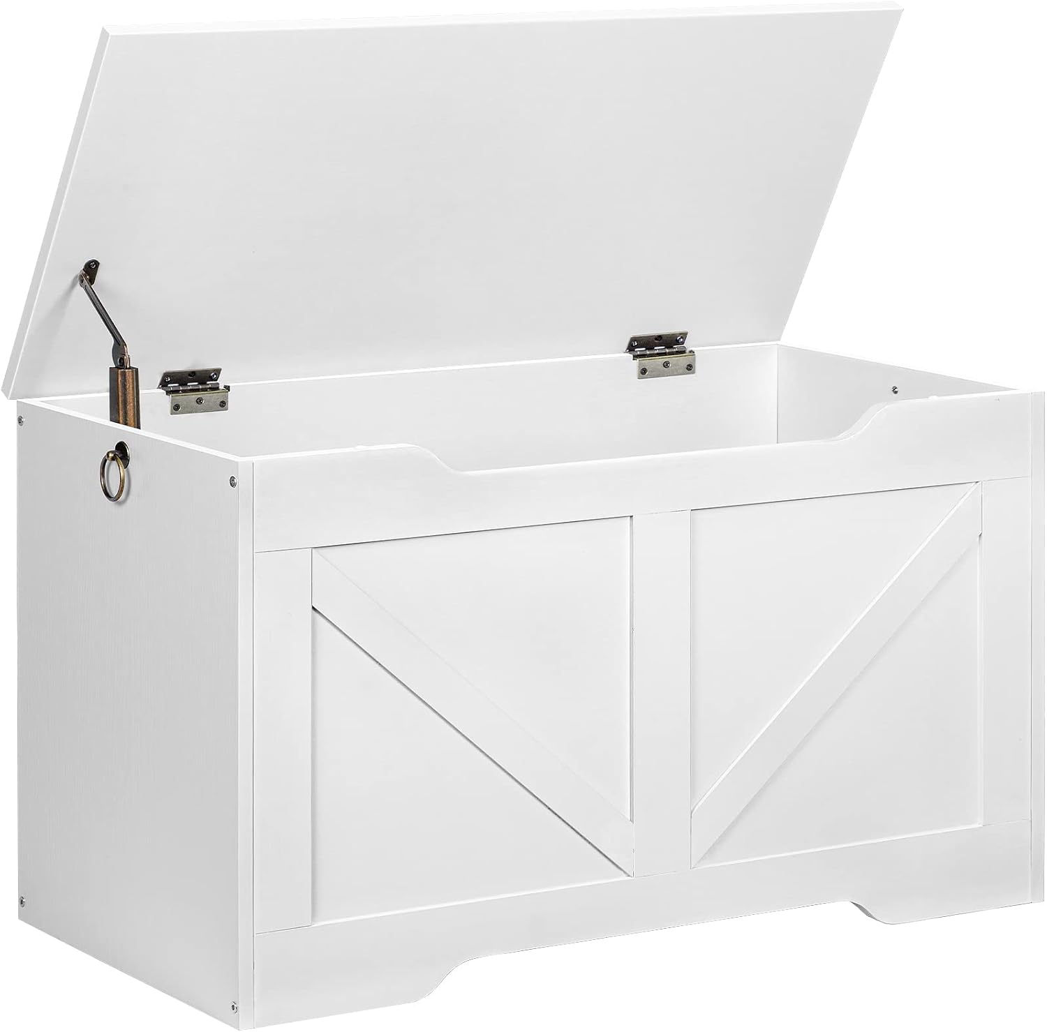 HOOBRO Storage Bench: Stylish Wooden Toy Box Organizer for Kids