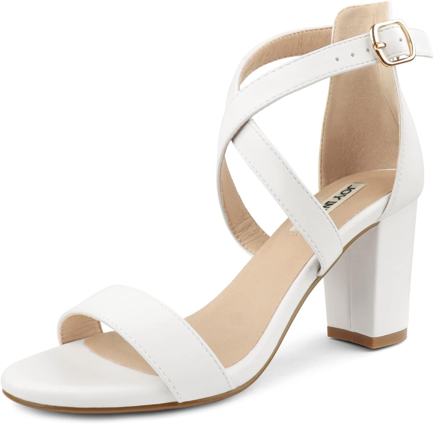 JOY IN LOVE Women's Chunky Block Heels for Stylish Comfort