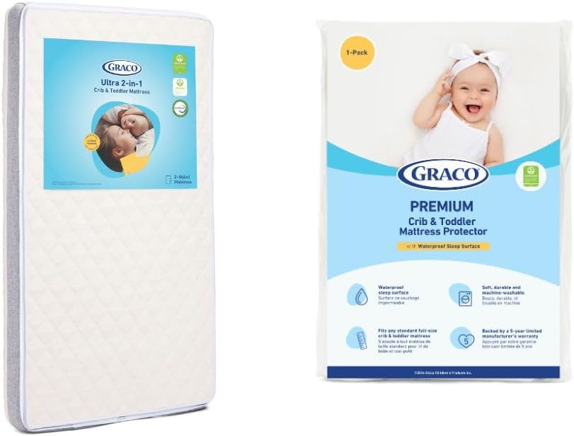 Graco Ultra Dual-Sided Crib Mattress & Protector Bundle Review