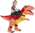 Child Inflatable Ride on Dinosaur Costume - Fast Inflate Fun for Kids