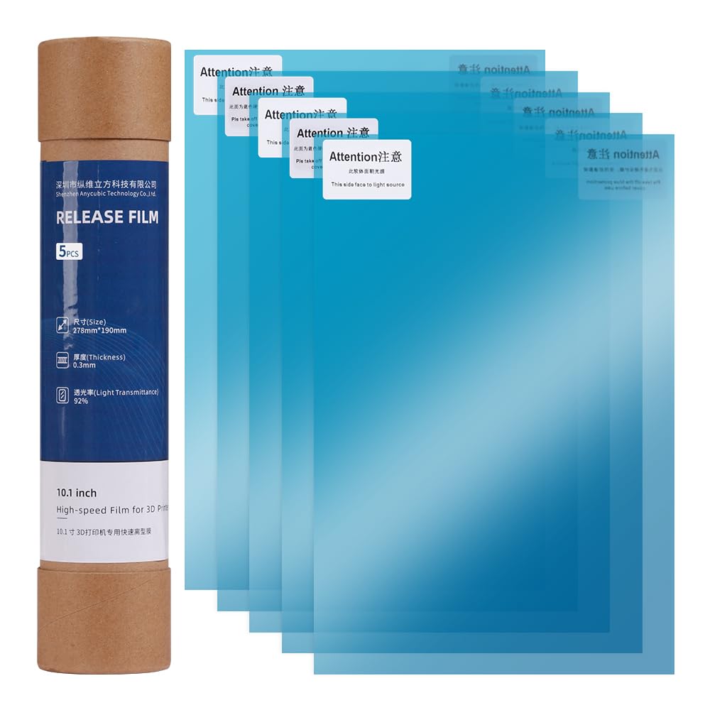 ANYCUBIC 5PCS 10.1-inch ACF High Speed Film for 3D Printers