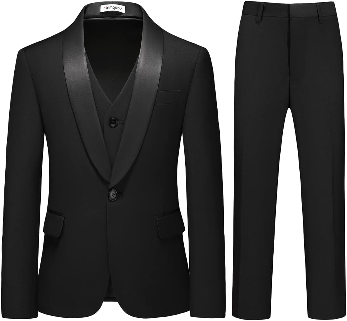 Boy Suits 3 Piece Slim Fit Formal Suit Set for Kids Events