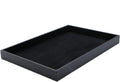 Velvet Jewelry Tray for Drawers Black (4) - Stackable Velvet Organizer
