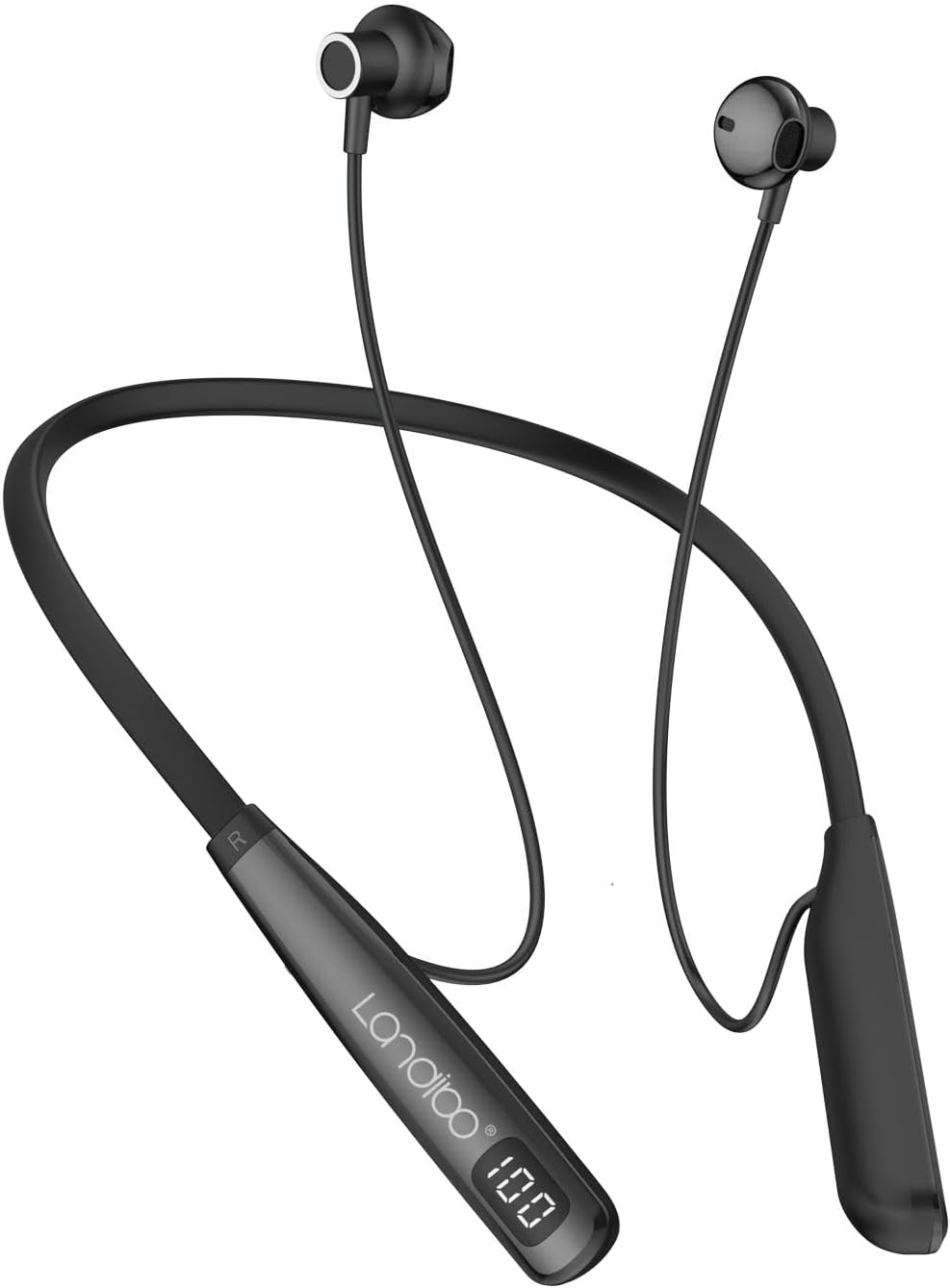 LANDIBO Bluetooth Neckband Headphones - 100-Hour Playtime