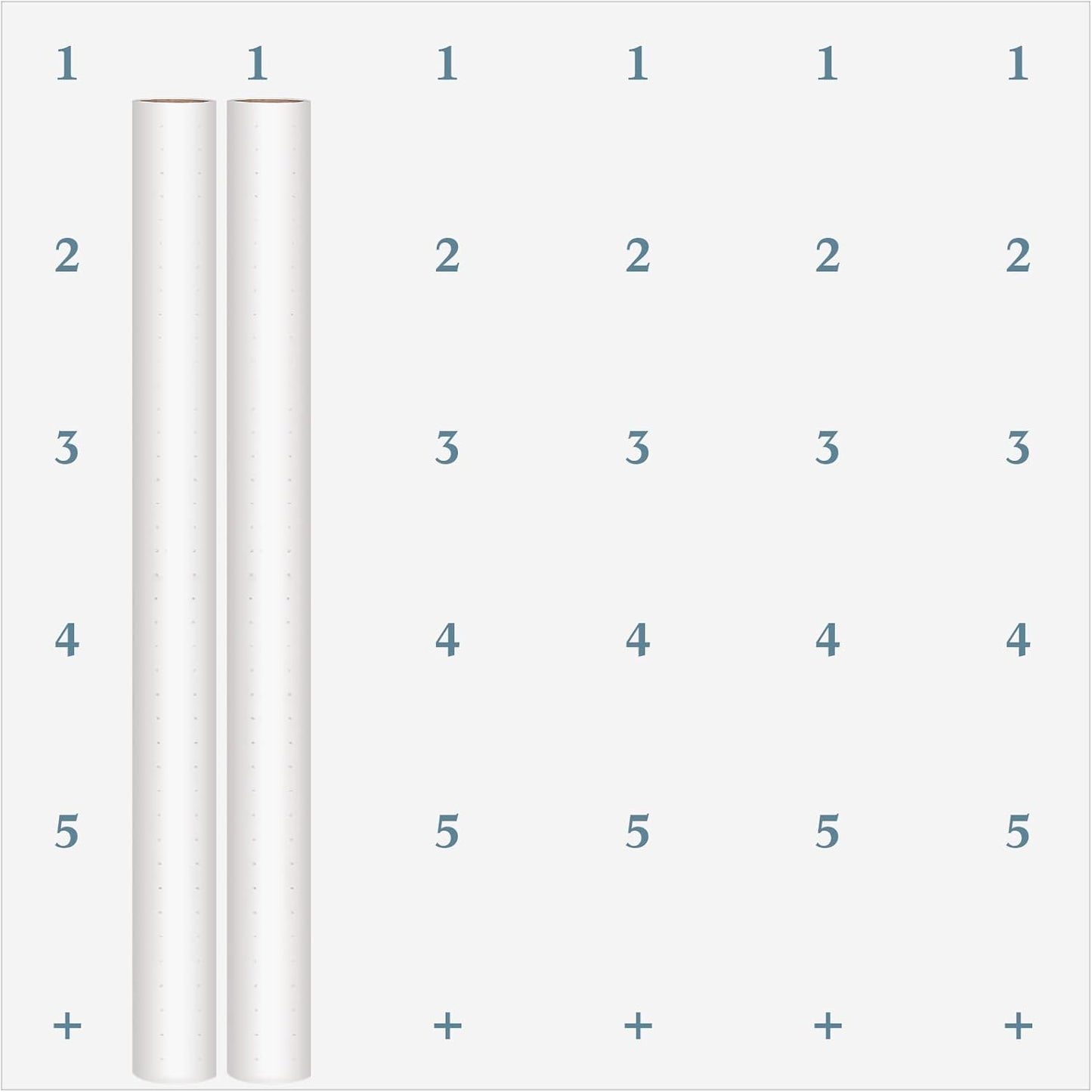 Fuutreo Dotted Pattern Paper Rolls for Sewing and Crafting