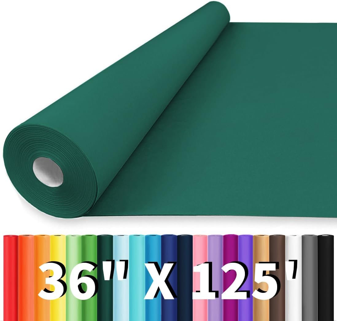 Premium Dark Green Wrapping Paper Roll for All Occasions