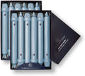 Colonial Candle Unscented Taper Candle, Coastal Blue 8 in - Classic