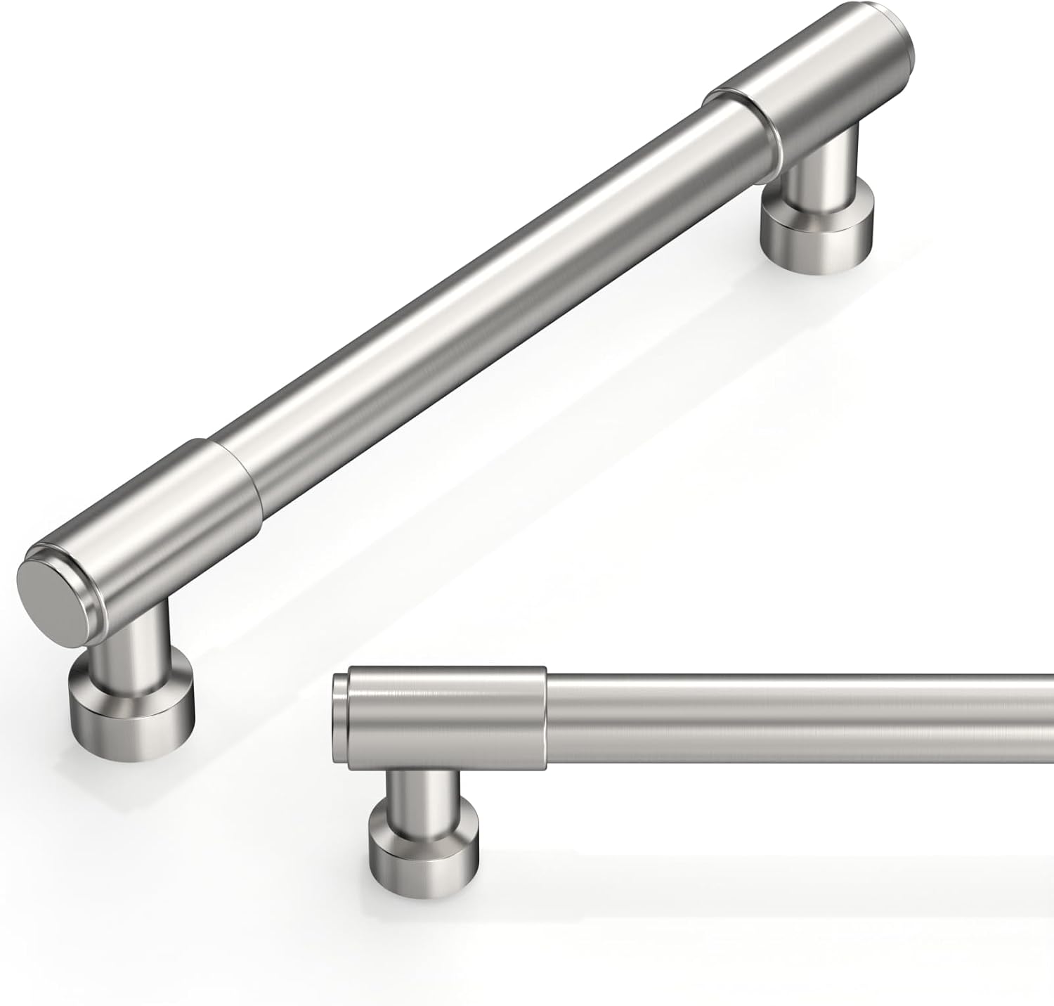 10 Pack Brushed Satin Nickel Cabinet Pulls for Kitchen Handles