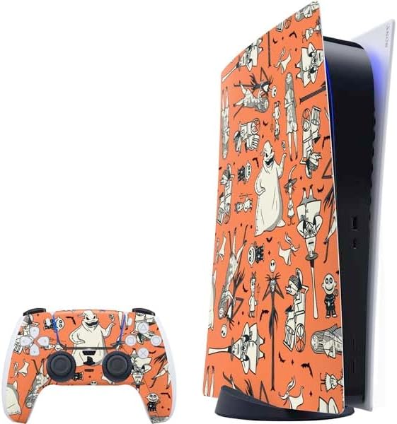 Skinit Decal Gaming Skin for PS5 Bundle - Nightmare Before Christmas