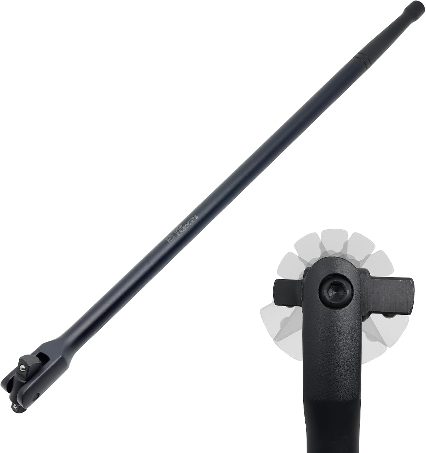 Dual Drive Breaker Bar with 360 Rotatable Head for Versatile Use