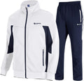Men's Tracksuits Sweatsuits 2 Piece Full Zip Set - Comfortable