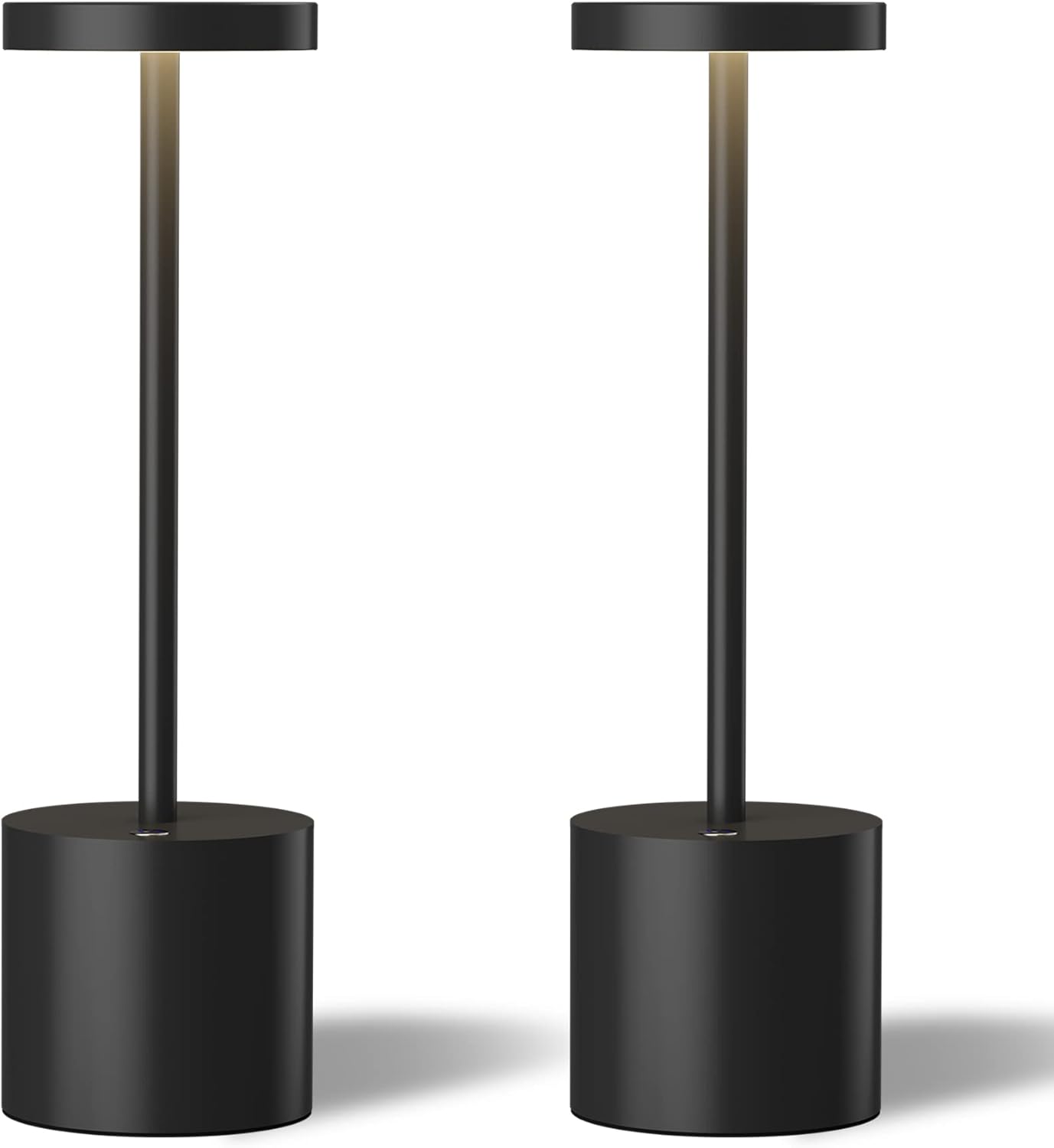 LED Cordless Table Lamps Set of 2 for Home and Outdoor Use