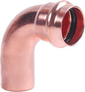 EZ-FLUID Propress 2 in FTG x Press Copper 90 Degree Elbow - Durable