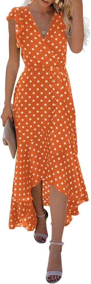 GRECERELLE Women's Boho Floral Print V-Neck Maxi Dress Review