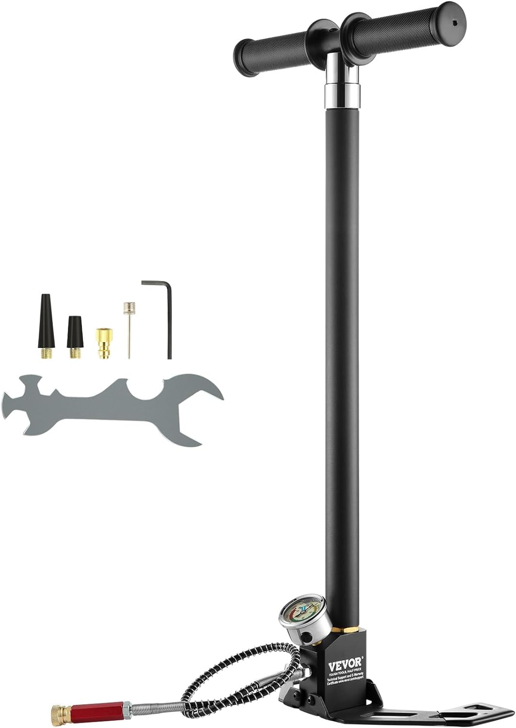 VEVOR 4 Stage High Pressure PCP Hand Pump - Effortless Rifile Filling!