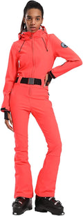 GSOU SNOW Women's One Piece Ski Jumpsuit - Waterproof & Warm
