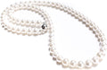 Pearl Necklace Seashell South Sea Pearl 10mm Round Beads - Statement