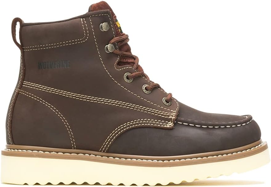 Wolverine Men's Loader 6in Soft Leather Boots for Comfort